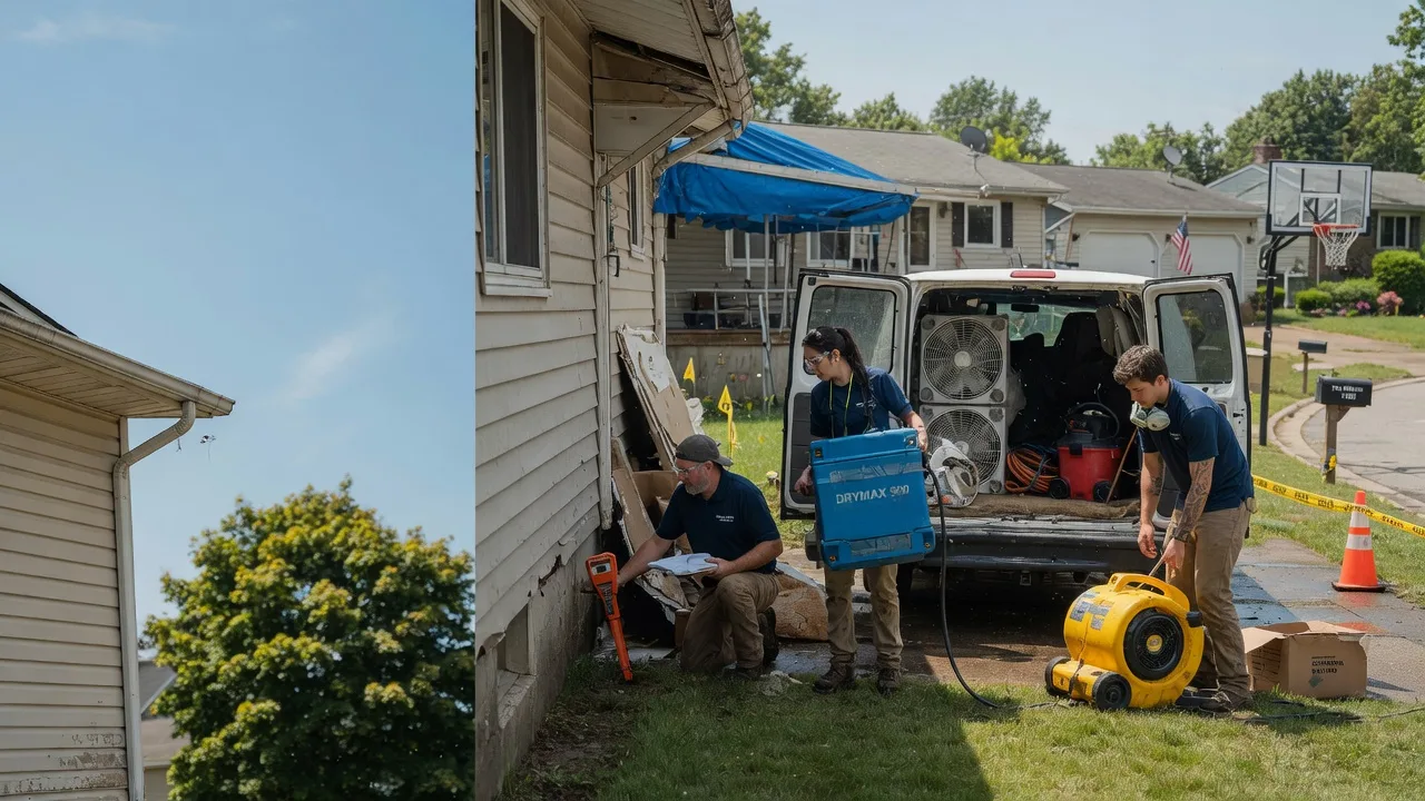 Ceiling Leak Cleanup in Lindenhurst, IL near me